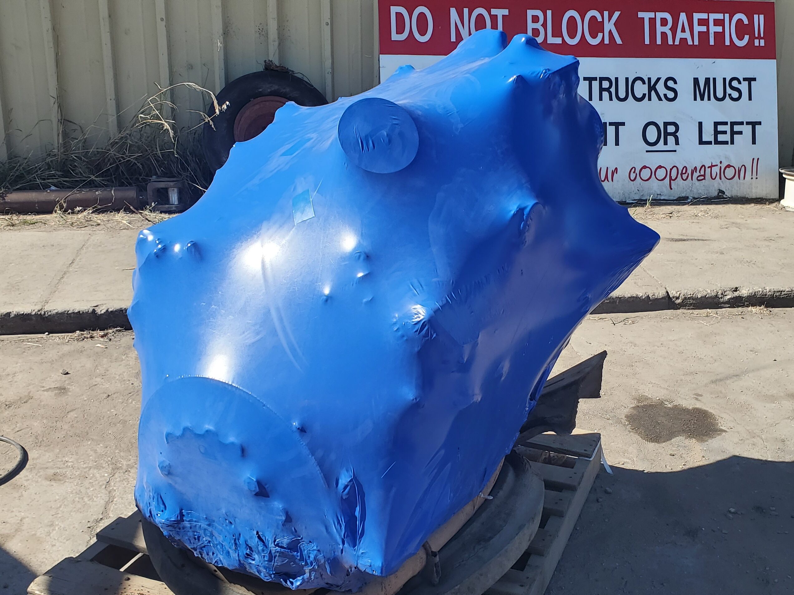 Tractor Engine Shrink Wrap for Outdoor Storage